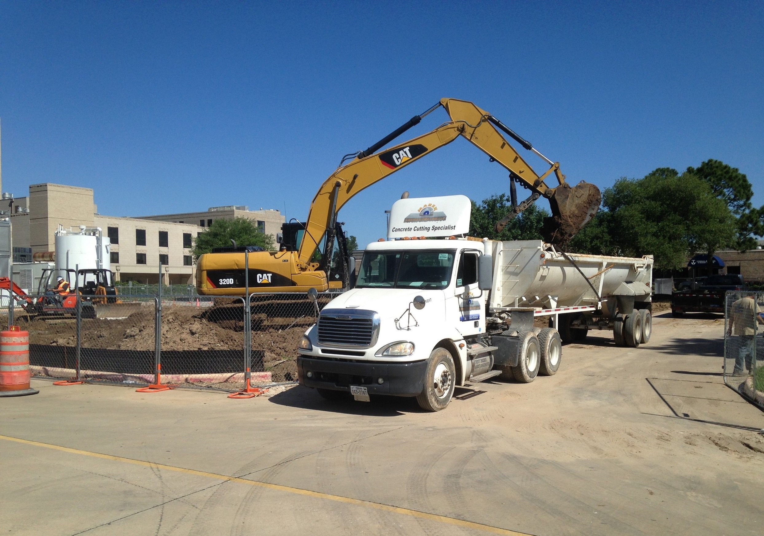 Site Work and Excavation service by Marek Sawing & Drilling